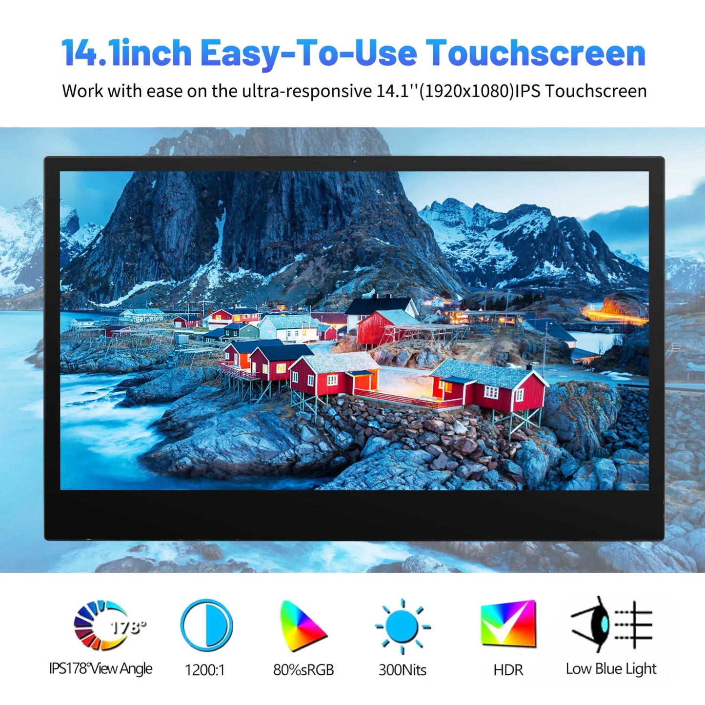 D10 14.1" Android 14 Tablet IPS Full HD Screen Octa-core Processor