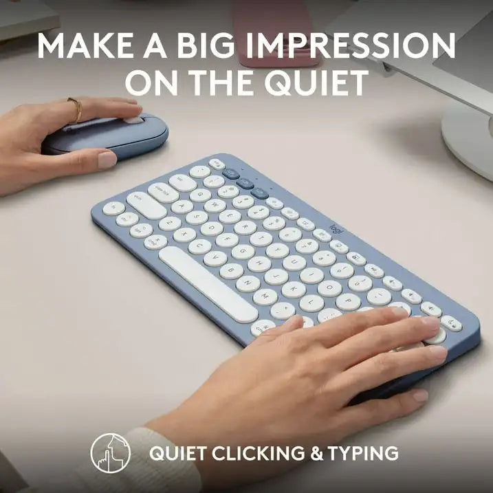 Logitech Pebble 2 Combo for Mac Slim Bluetooth Keyboard and Mouse,