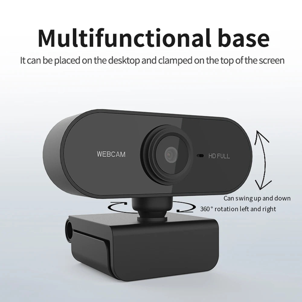 Webcam 1080P Full HD Web Camera With Microphone