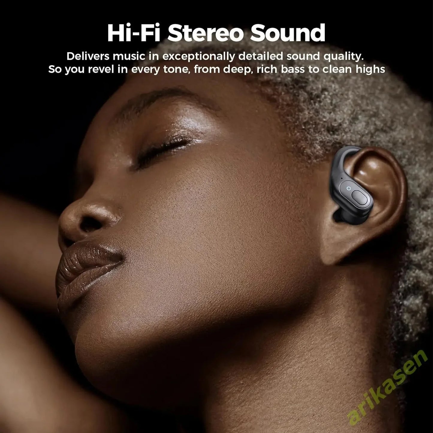 Bluetooth Headphones Wireless Earbuds 5.3 Sports Earbuds 75H Playtime IPX7 Waterproof
