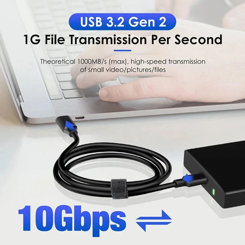 USB 3.2 10Gbps Type C Cable USB A to Type-C