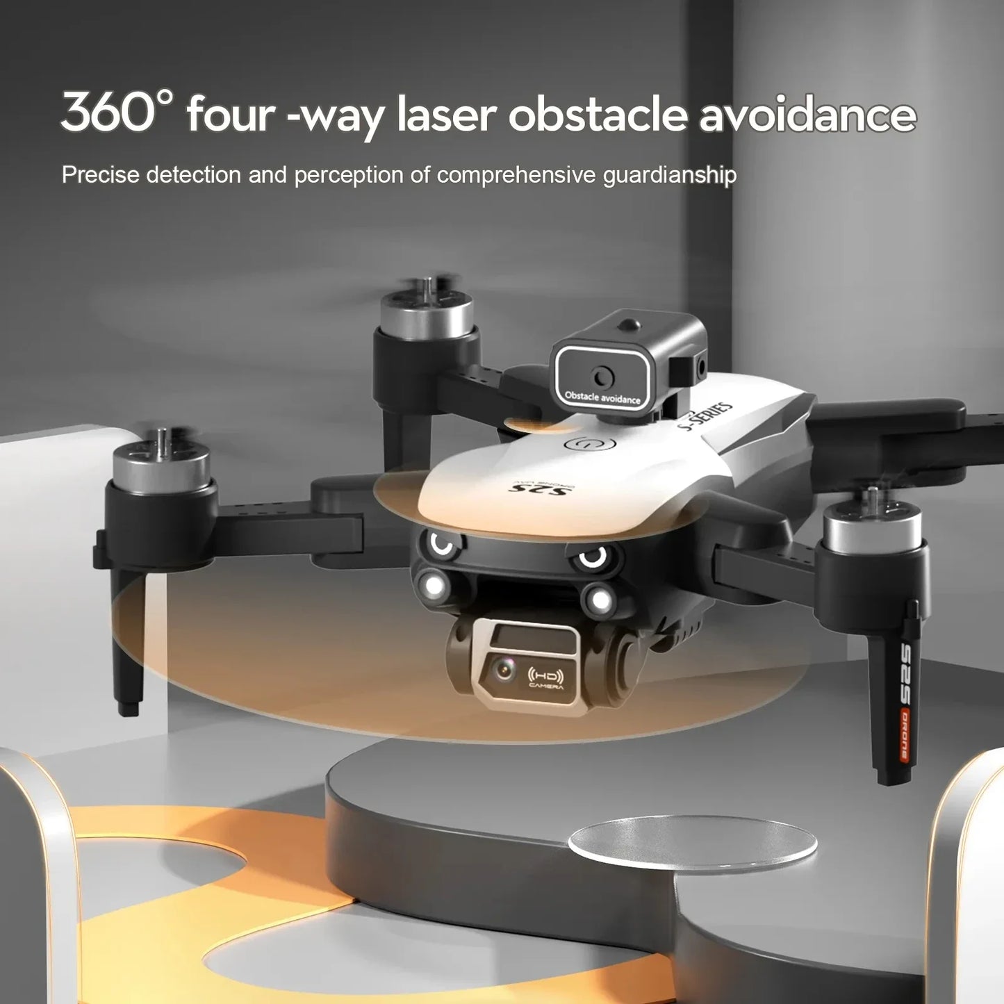 S2S Mini Drone 4k 8K HD Camera Obstacle Avoidance Aerial Photography Quadcopter