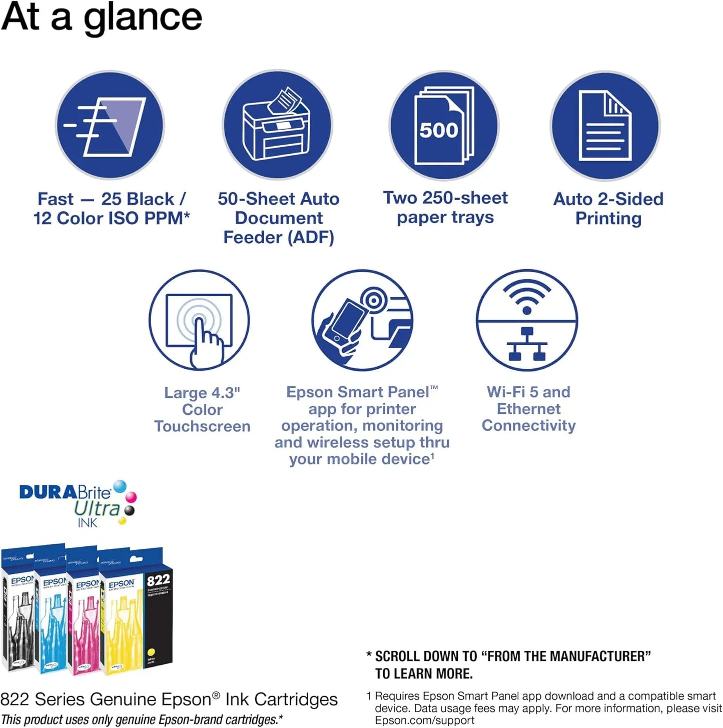 Workforce Pro WF-4830 Wireless All-in-One Printer