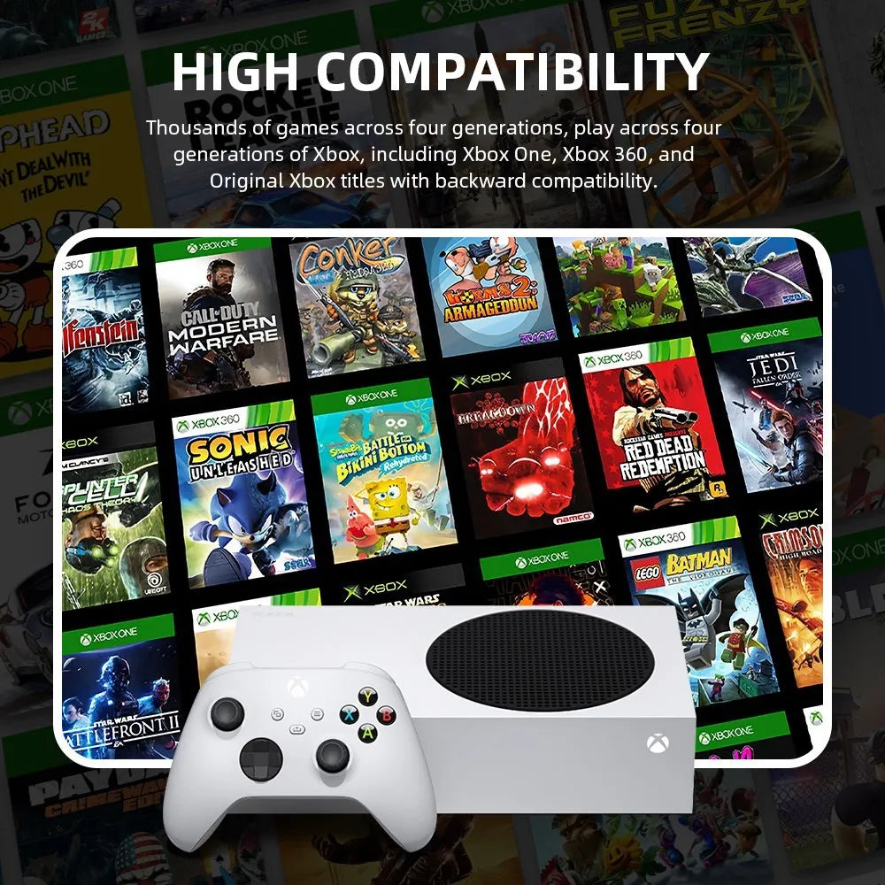 100% New Orginal Microsoft Xbox Series S 512G Video nlocked Version Game Consoles