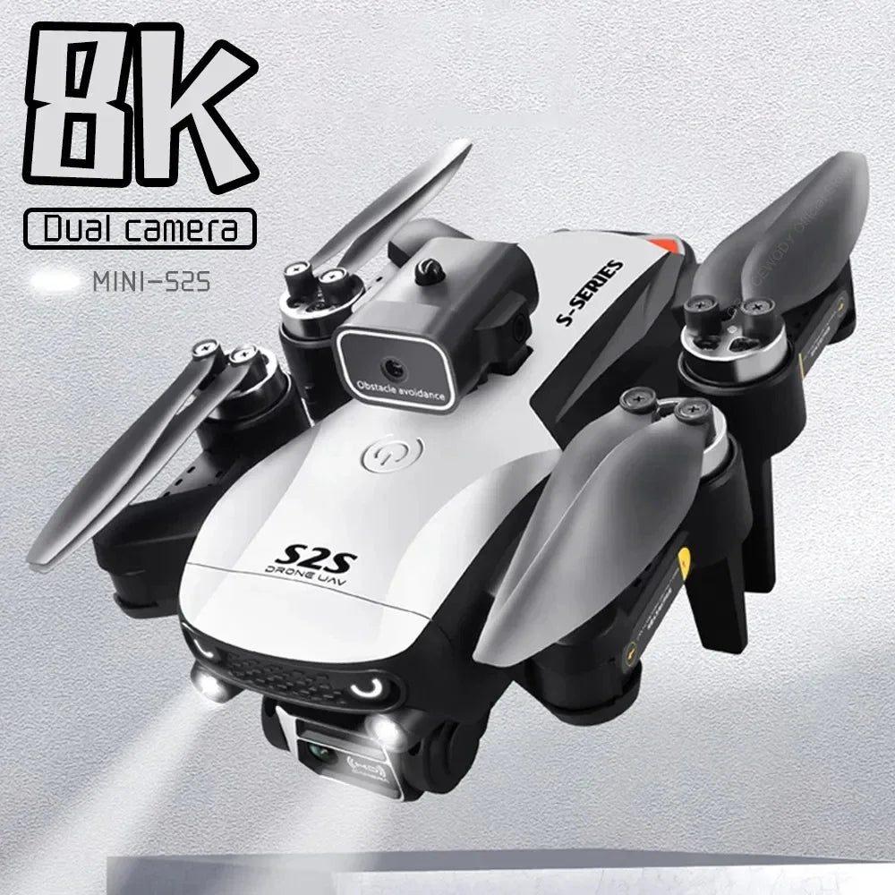 S2S Mini Drone 4k 8K HD Camera Obstacle Avoidance Aerial Photography Quadcopter