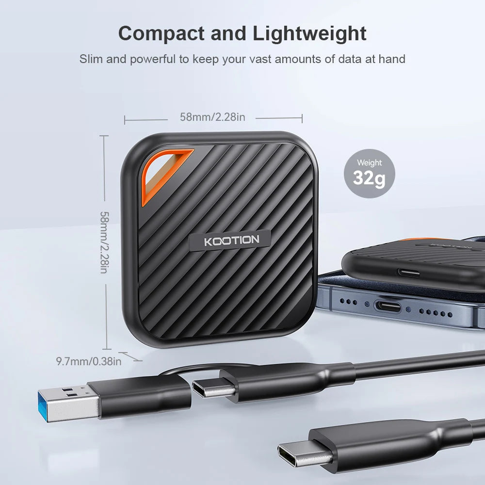 KOOTION X6Max Portable SSD 1TB 512GB