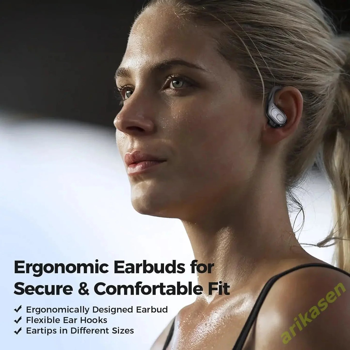Bluetooth Headphones Wireless Earbuds 5.3 Sports Earbuds 75H Playtime IPX7 Waterproof