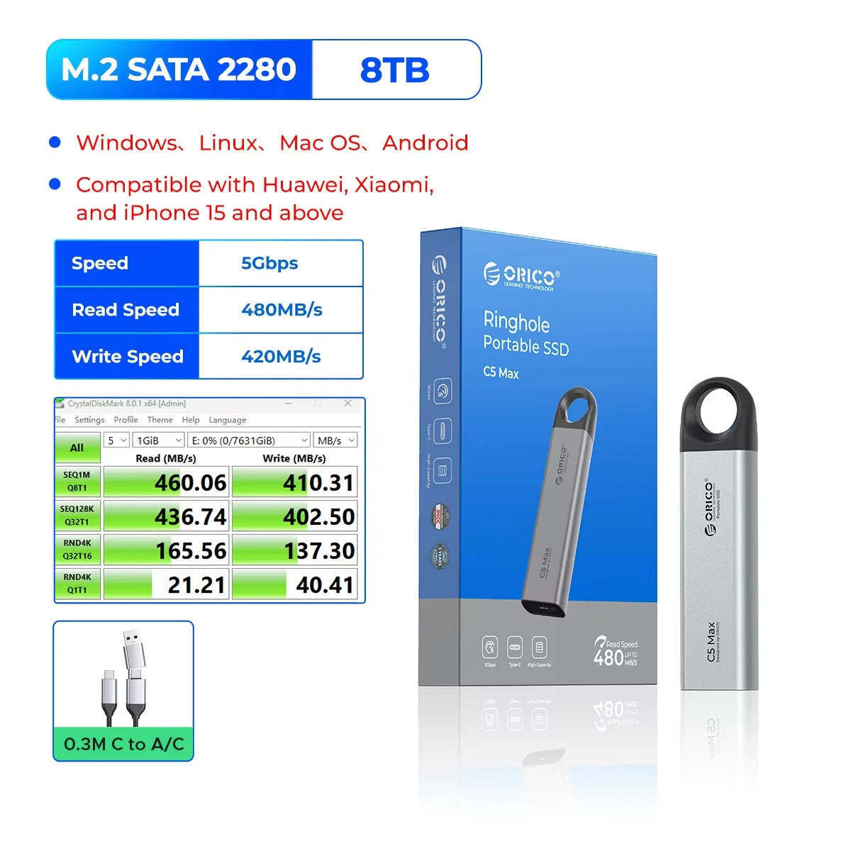ORICO 1TB External SSD