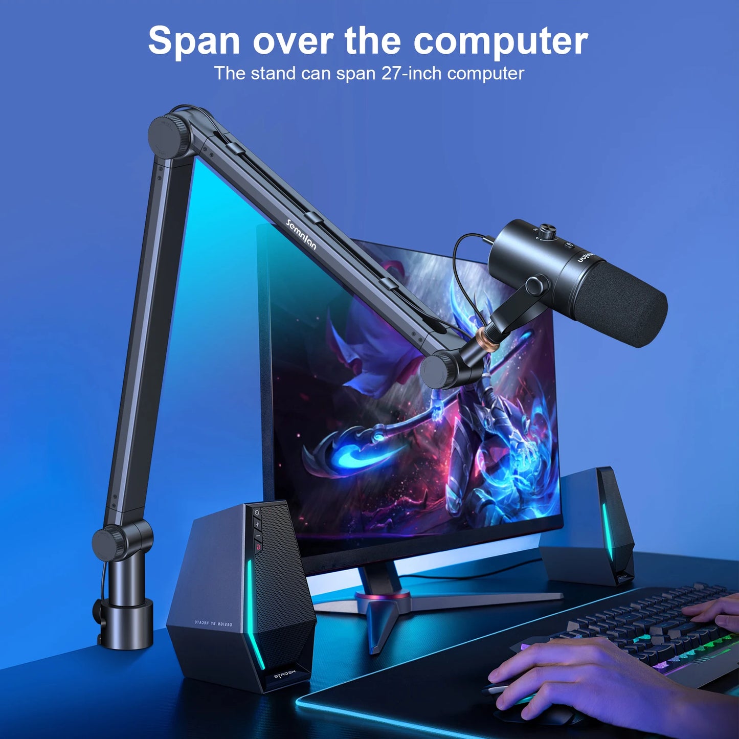 SEMNLAN Microphone Boom Arm Stand