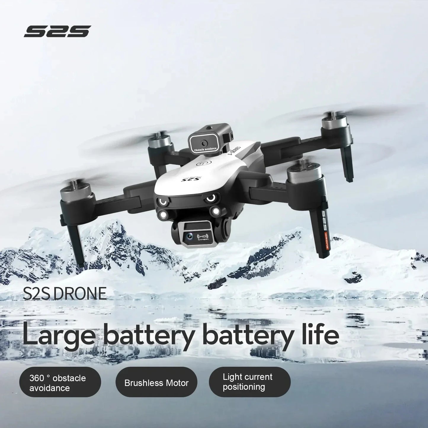 S2S Mini Drone 4k 8K HD Camera Obstacle Avoidance Aerial Photography Quadcopter