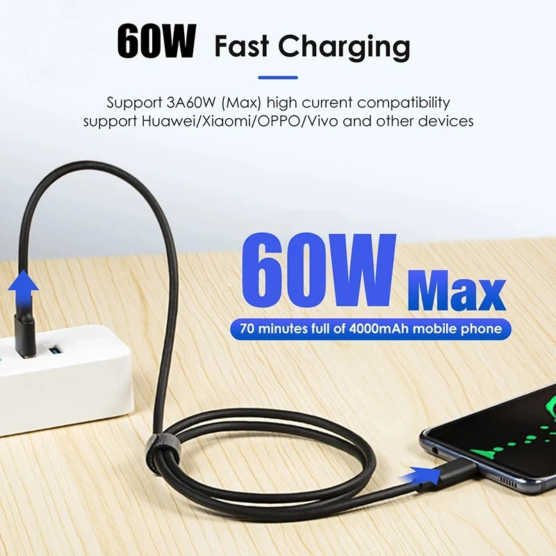 USB 3.2 10Gbps Type C Cable USB A to Type-C