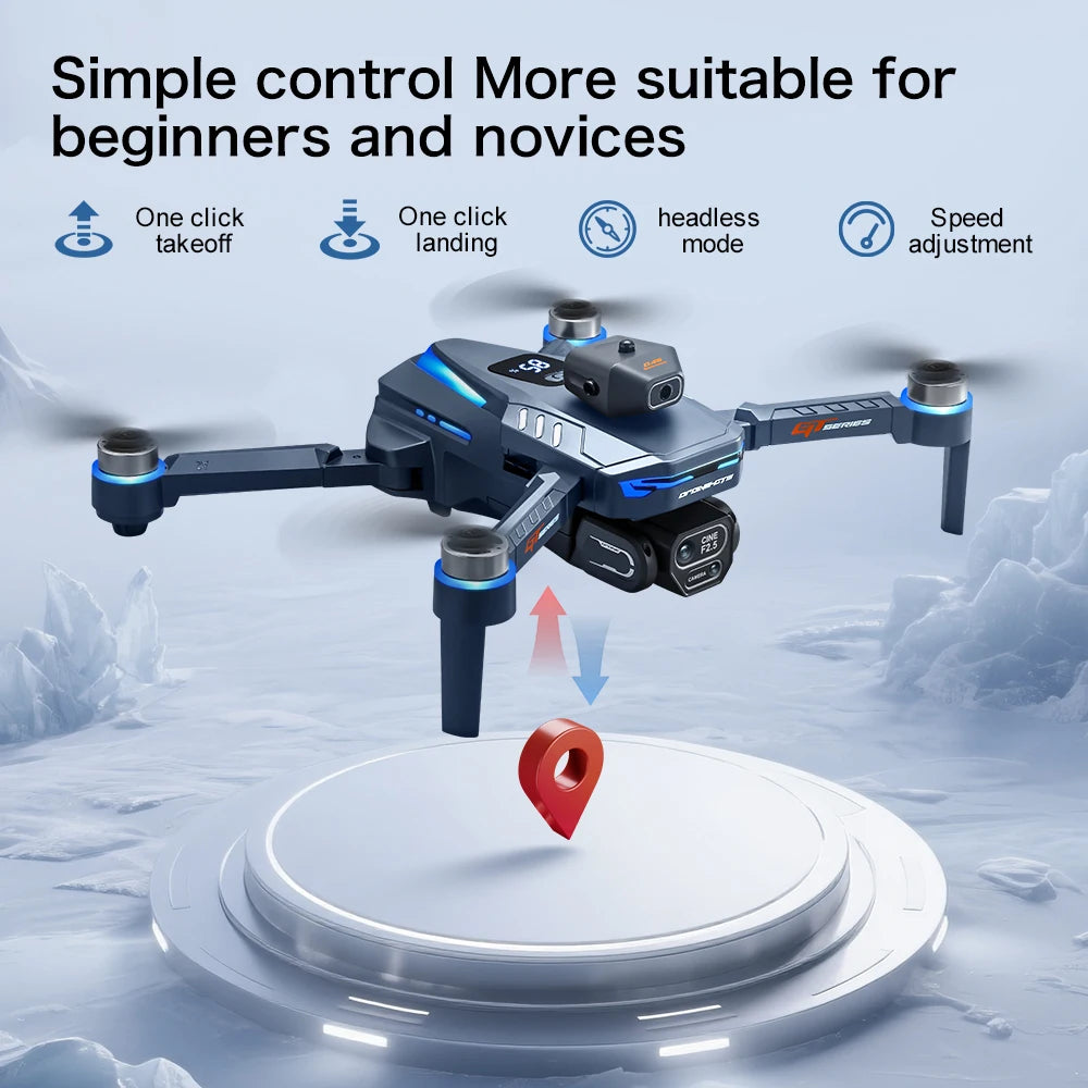 Drone GPS 8K Professional HD 360° Dual Cameras 5G WIFI Obstacle Avoidance Foldable Quadcopter