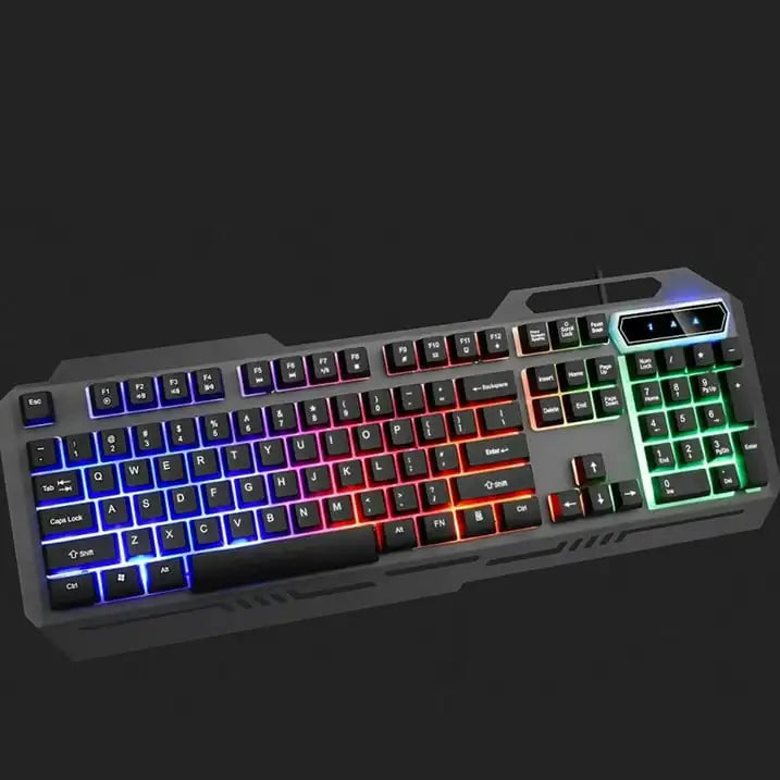 Keyboard and Mouse Set Combo, USB Wired Backlit Keyboard, Design for Windows PC Laptop Desktop Notebook