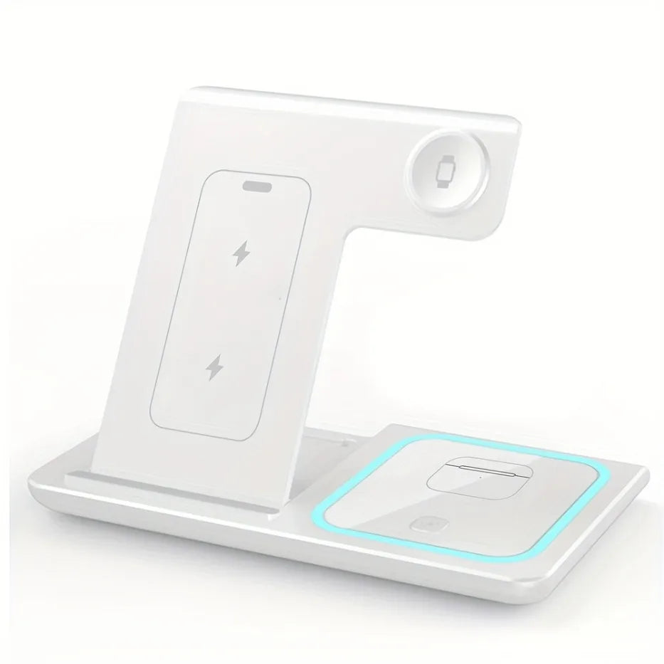 100W 3 in 1 Night Light Wireless Charger Stand