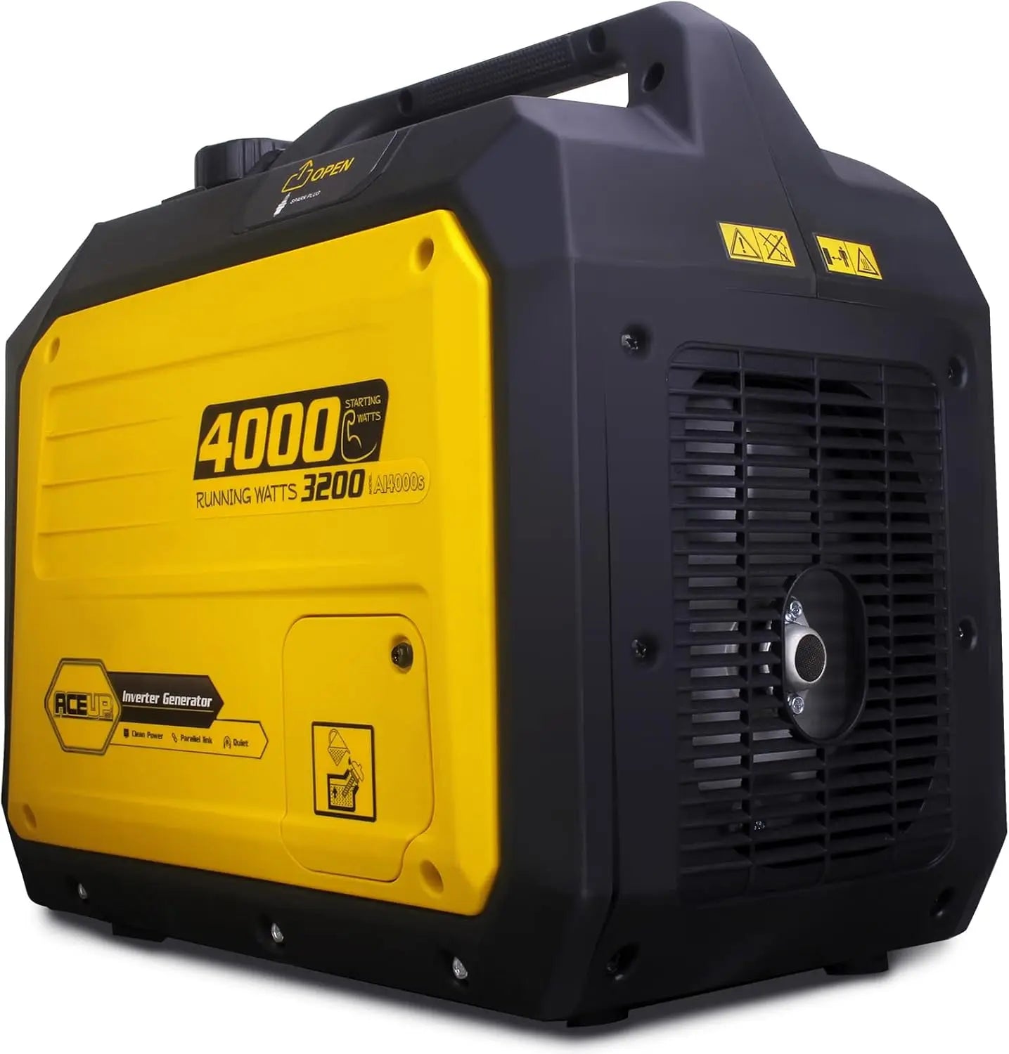 4000 Watt Portable Inverter Generator, Gas Powered Generator