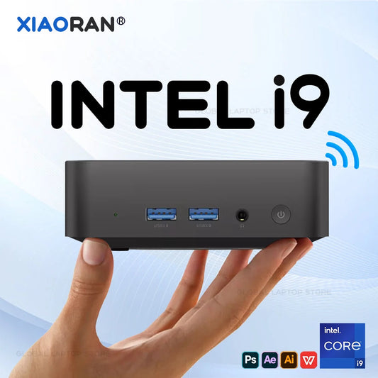Mini PC Computer Intel Core i9 8950HK Windows 11 Small Pocket Computer