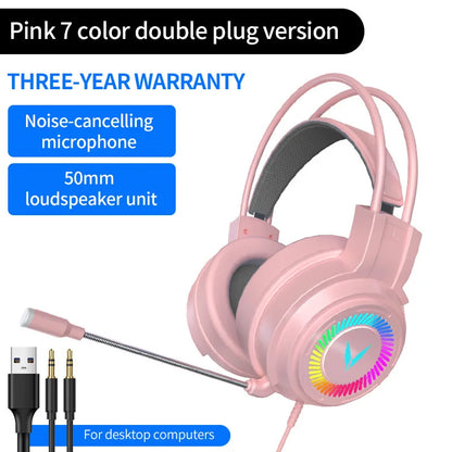 G58 G60 Gaming Headset 7.1 Stereo SVirtual Surround Bass Earphone