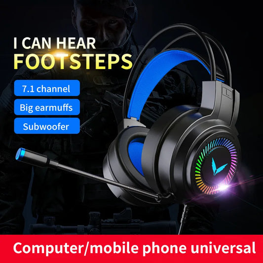 G58 G60 Gaming Headset 7.1 Stereo SVirtual Surround Bass Earphone