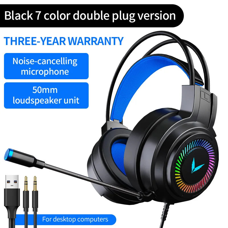 G58 G60 Gaming Headset 7.1 Stereo SVirtual Surround Bass Earphone