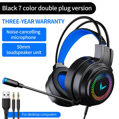 G58 G60 Gaming Headset 7.1 Stereo SVirtual Surround Bass Earphone