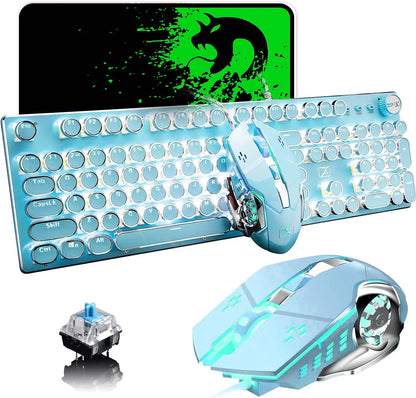 Gaming Keyboard and Mouse,Retro