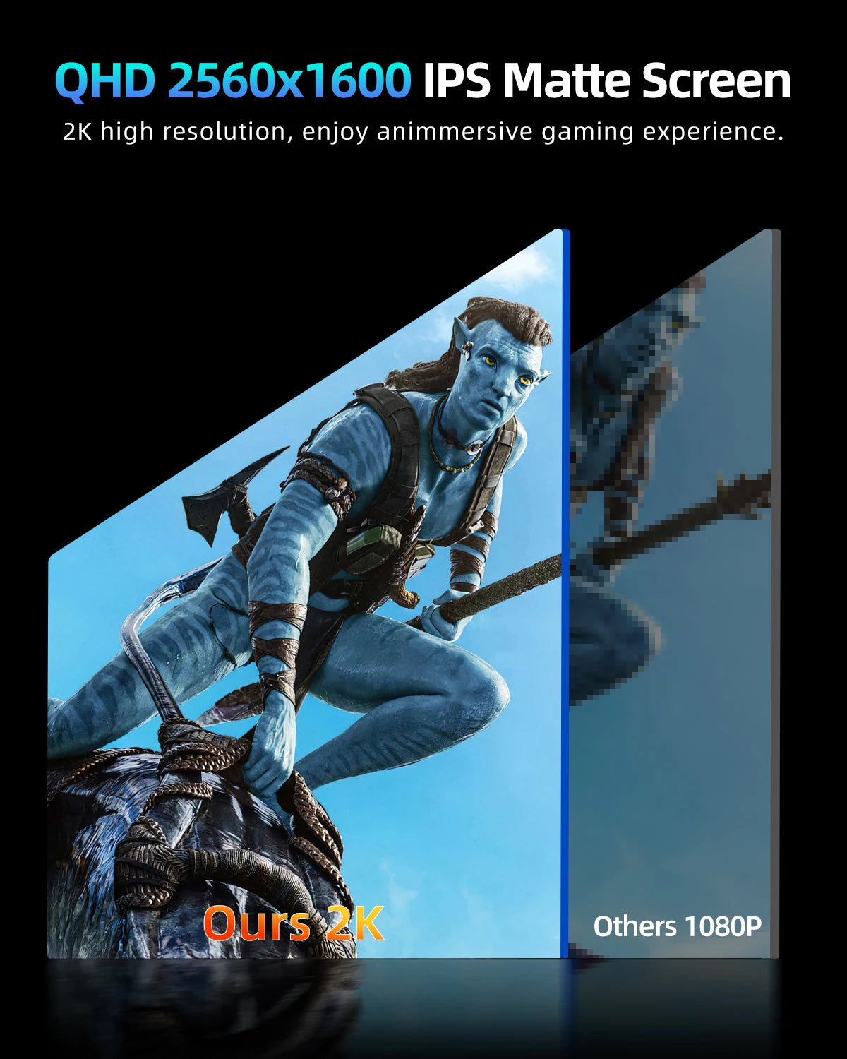 UGame K118 2K 144Hz Portable Gaming Monitor 18"