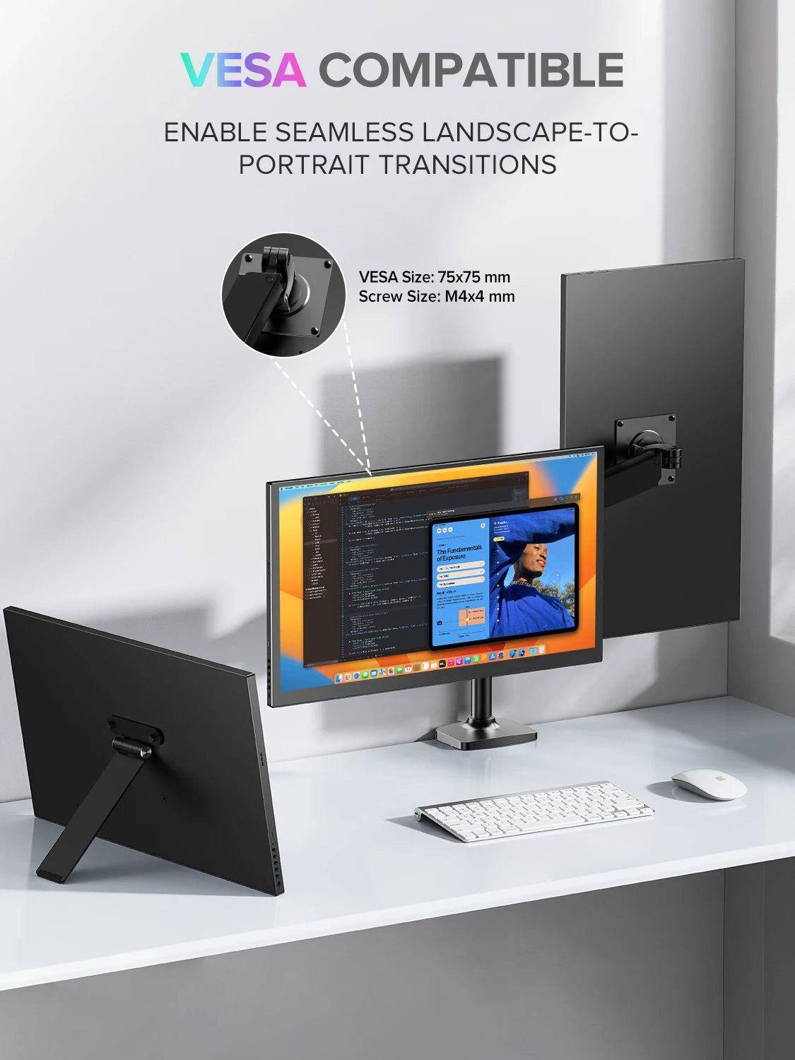 4K Portable Monitor 18.4 inch