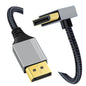 4K 90 Degree DP Cable Video Cord