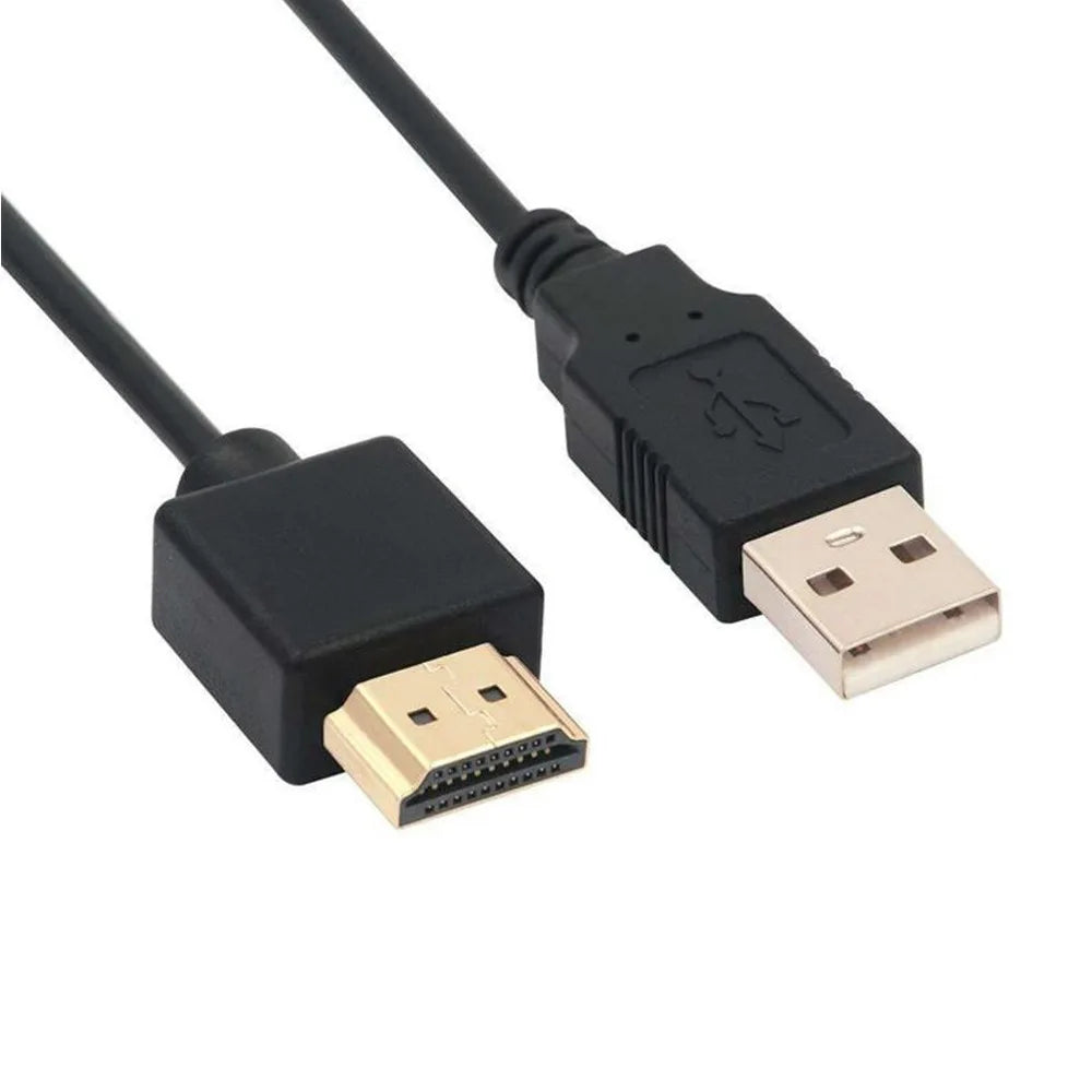 USB Power Cable To Compatible Male To Male Charger Cords