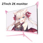 27inch Curved Pink Monitor QHD 165hz 1800R Gaming Display
