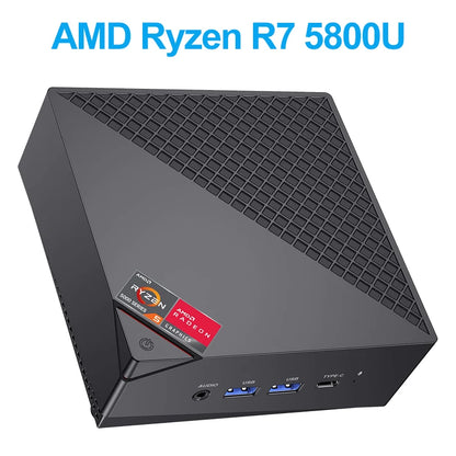 AM06 Pro Gamer Mini PC AMD Ryzen 5 5500U/5800U Windows 11 Mini Desktop