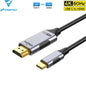 USB C to HDMI Cable 8K@60Hz 4K@120Hz Type C to HDMI