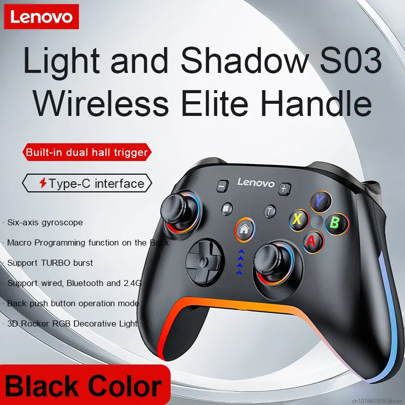 Lenovo S03 Controllers for Switch Lite Wireless Remote Gamepad
