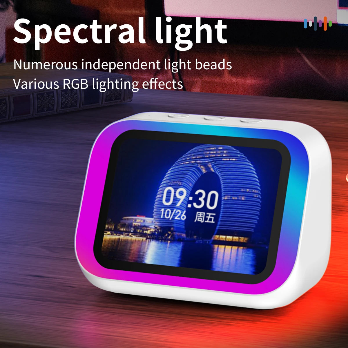 Smart Bluetooth Translator RGB Speaker 18 Languages Real-time Translation
