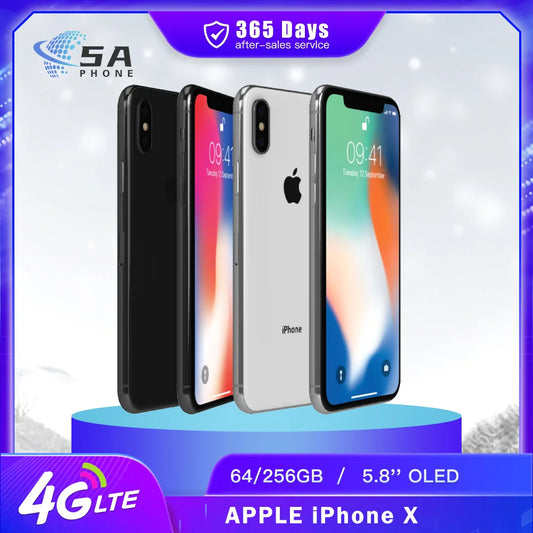 Original iPhone X 4G LTE CellPhone Unlocked