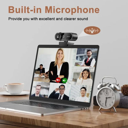 4K Webcam Video Camera 2K Autofocus Streaming Web Cam With Microphone
