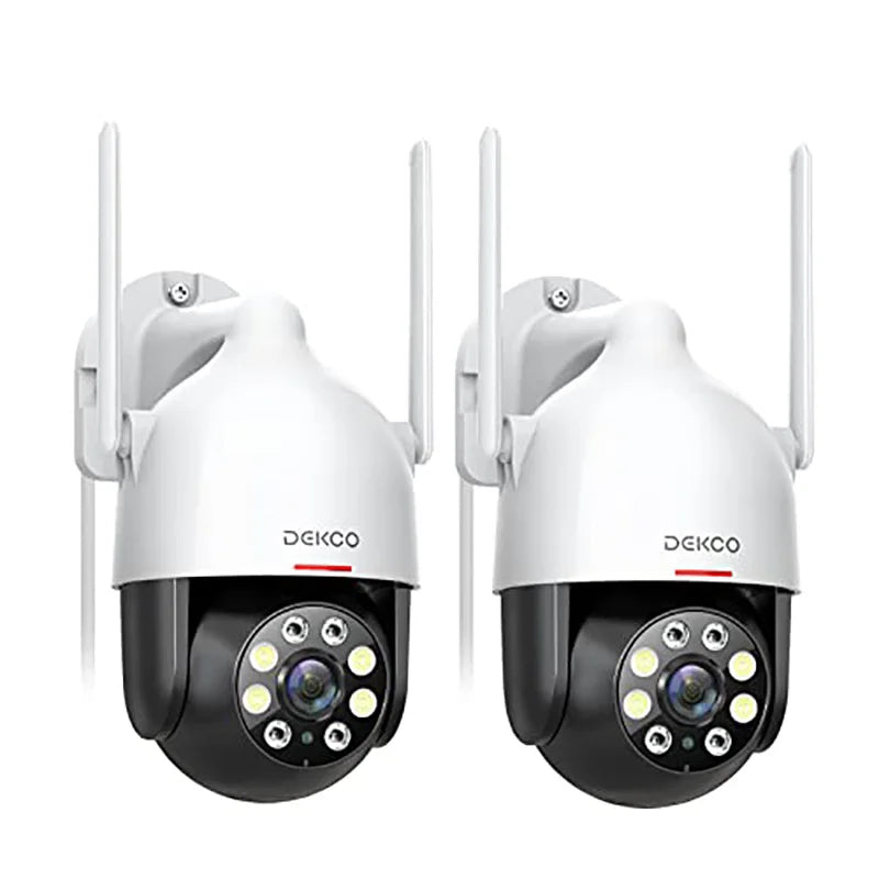2/3/4pcs PTZ 3MP WiFi Camera Outdoor Wireless Security