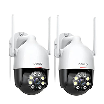 2/3/4pcs PTZ 3MP WiFi Camera Outdoor Wireless Security