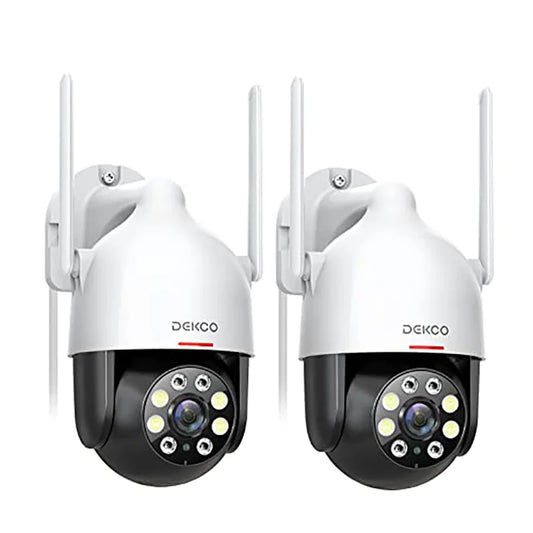 2/3/4pcs PTZ 3MP WiFi Camera Outdoor Wireless Security