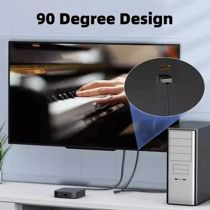 4K 90 Degree DP Cable Video Cord