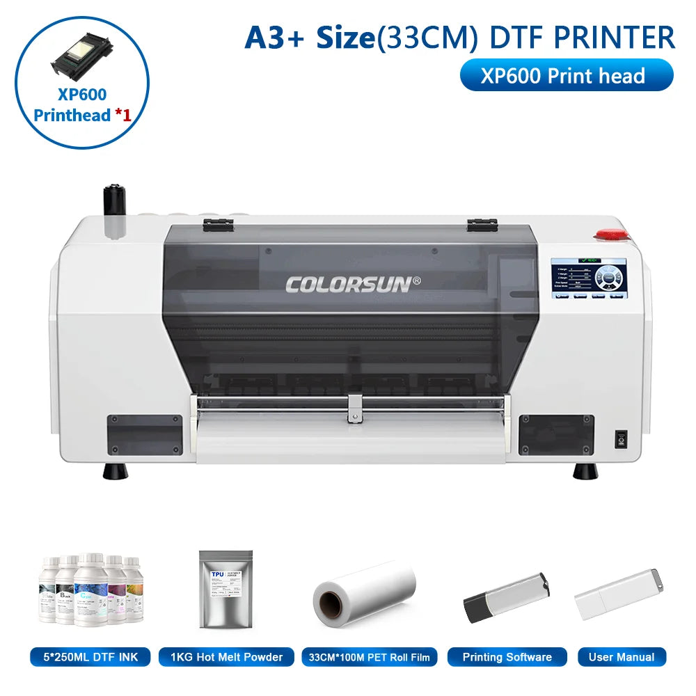 Colorsun DTF Printer Impressora A4/A3 Direct to Film