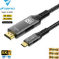 USB C to HDMI Cable 8K@60Hz 4K@120Hz Type C to HDMI