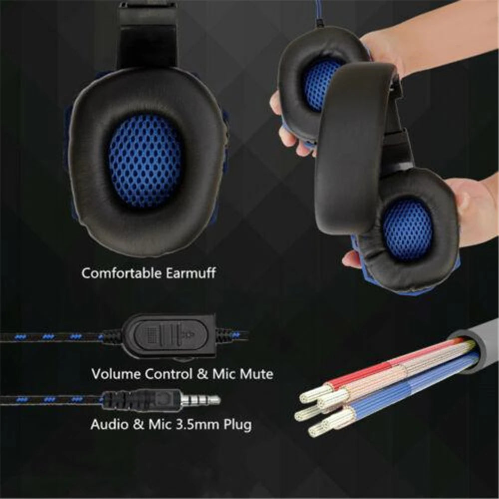Wired PS4/PS5/Xbox/Smartphone/PC Headset Gaming Headset 120°