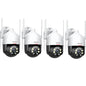 2/3/4pcs PTZ 3MP WiFi Camera Outdoor Wireless Security