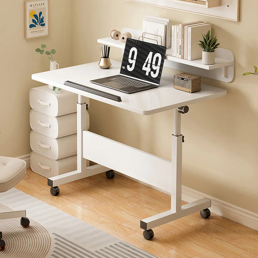 Small Standing Table Adjustable Height Mobile Stand Up Desk With Wheels