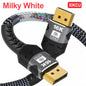 XIKCU 16K DP 2.1 8K@120Hz 4K@240Hz 80Gbps HDR Video Audio Displayport Cable Display Port for Laptop TV Projector Gaming Monitor