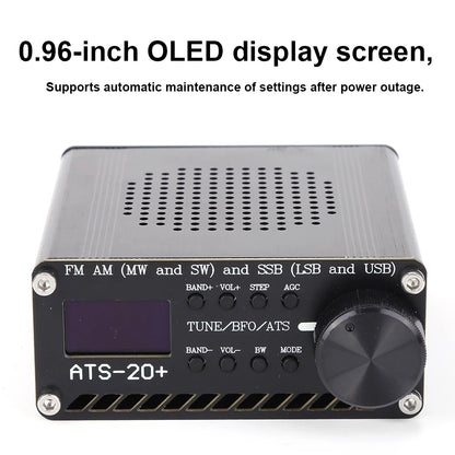 ATS-20+Si4732 Full Band Radio Receiver Built-in Battery Full Band Receiver Scanner
