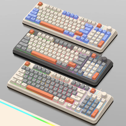 K82 Luminous Keyboard 94 Keys Gaming Keyboard RGB Light Gamer Keypad