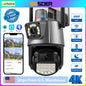 8MP PTZ WiFi Camera with Dual Screen Color Night Vision