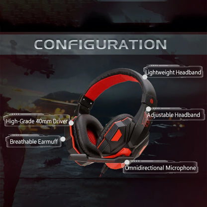 Wired PS4/PS5/Xbox/Smartphone/PC Headset Gaming Headset 120°